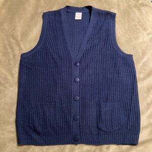 NWOT Blair Knit Sleeveless Sweater Vest Size L